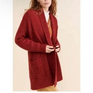 Anthropologie Pilcro Eyelash Cardigan Sweater